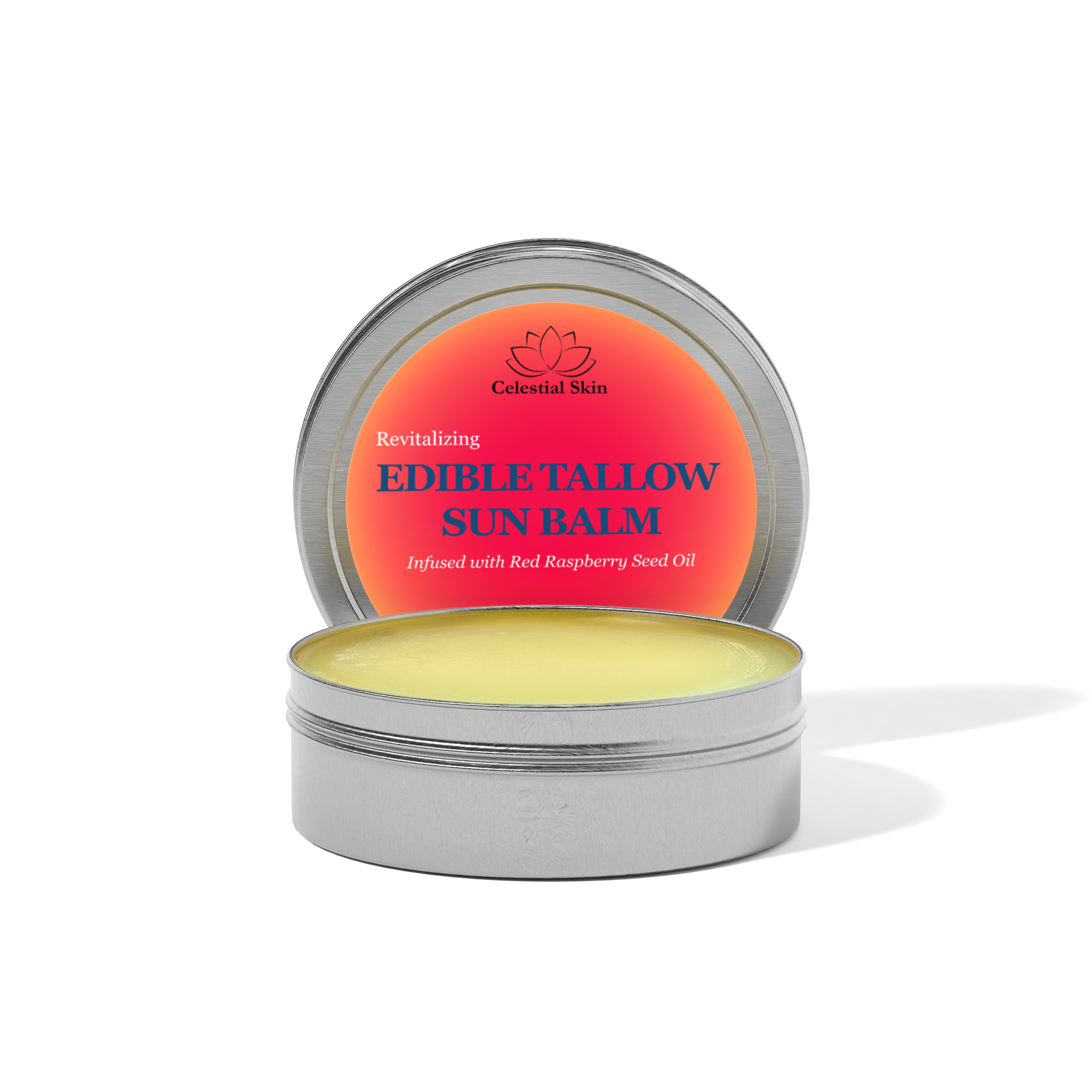 Edible Tallow Sun Balm with Raspberry Seed Oil