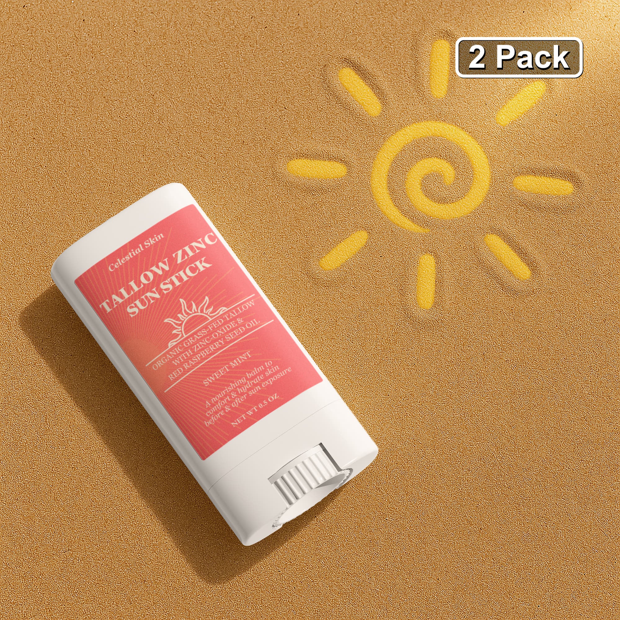 Tallow Zinc Sun Stick 2-Pack