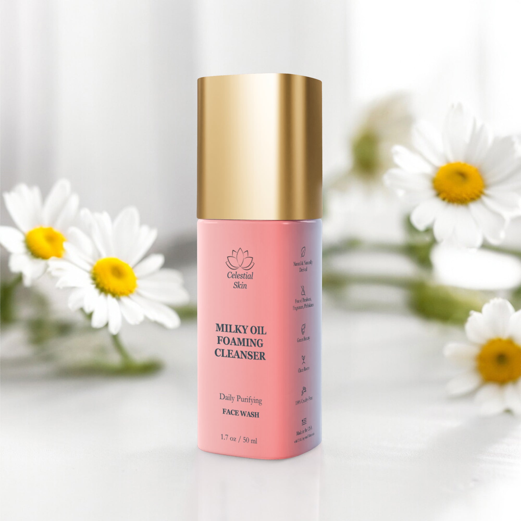 Milky Oil Foaming Cleanser: Daily Purifying Foam-Oil Face Wash