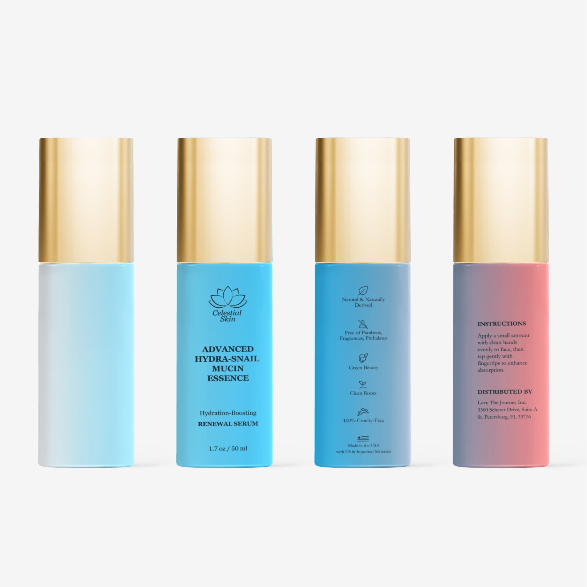 Advanced Hydra-Snail Mucin Essence: Hydration-Boosting Renewal Serum